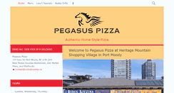 Desktop Screenshot of pegasuspizza.ca