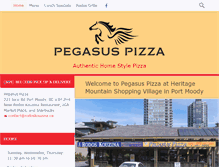 Tablet Screenshot of pegasuspizza.ca